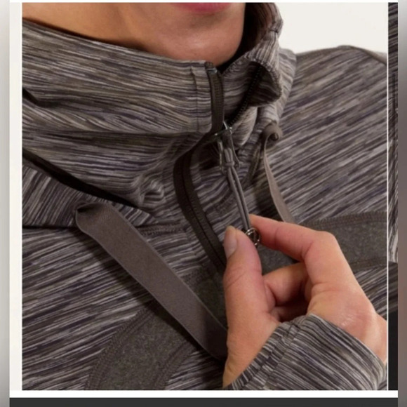 Lululemon Stride Jacket Wren Space Dye / Wren like new - Picture 3 of 8